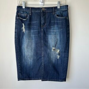 Velvet Heart Blue Denim Skirt